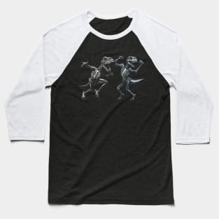 Skeleton rex dancing Baseball T-Shirt